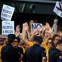 Manifestation à Madrid contre l'austérité en juillet dernier