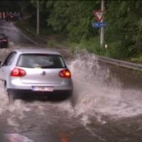 Des pluies abondantes à Rosières, dans le Brabant wallon