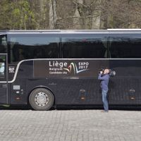 Un bus aux couleurs de Liège 2017