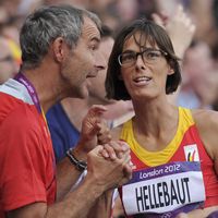 Wim Vandeven et Tia Hellebaut