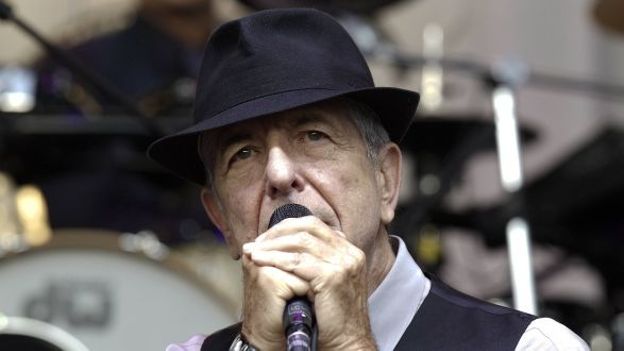 Leonard Cohen lors d'un concert à Gand le 12 août 2012